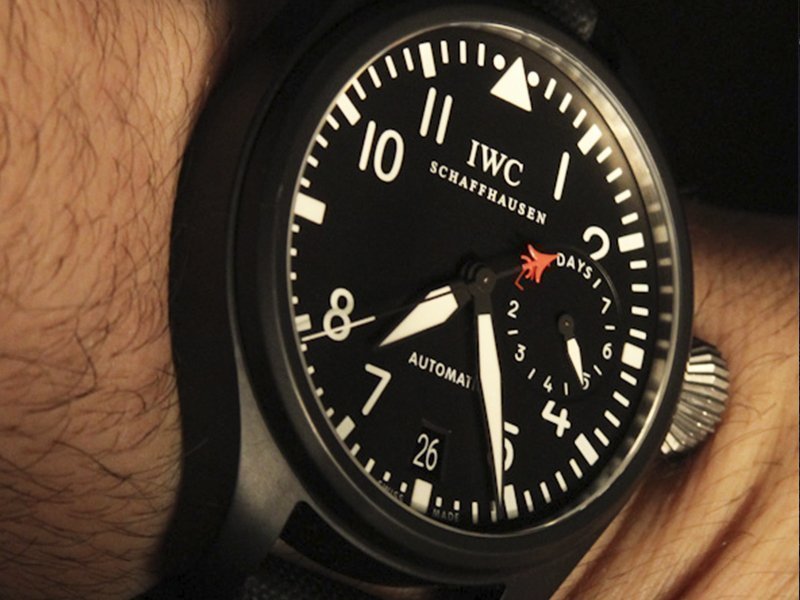 Часы IWC Big Pilot Top Gun – крупное явление в большой семье