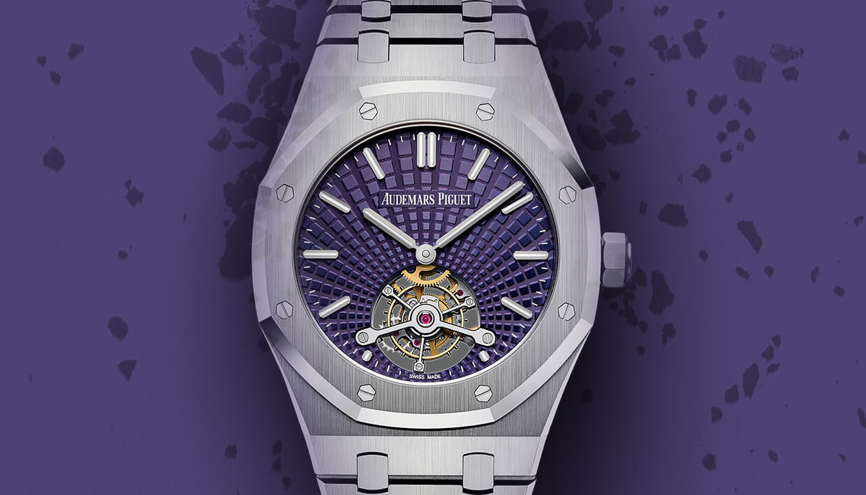 Обзор модели Audemars Piguet Royal Oak Extra-Thin Tourbillon с оригинальным «солнечным» узором Tapisserie Обзор модели Audemars Piguet Royal Oak Extra-Thin Tourbillon с оригинальным «солнечным» узором Tapisserie