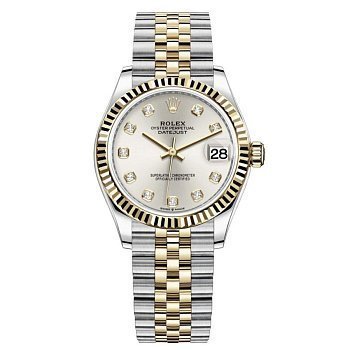Rolex Datejust 31 Yellow Rolesor Fluted Jubilee