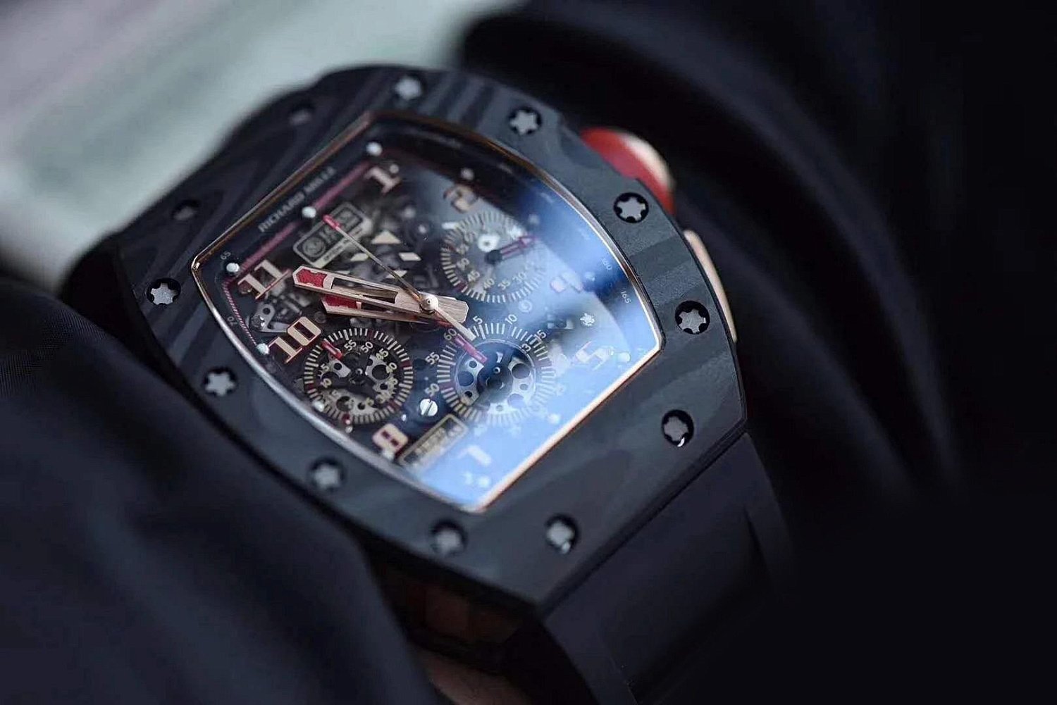 Richard Mille RM 011 Automatic Flyback Chronograph NTPT LOTUS F1 Team Romain Grosjean