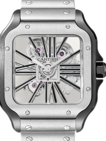 Cartier Santos De Cartier Large skeleton WHSA0027