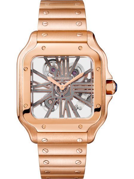 Cartier Santos De Cartier Skeleton Large WHSA0008