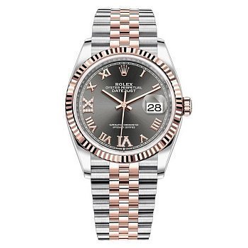 Rolex Datejust 36 Dark rhodium set with diamonds 126231
