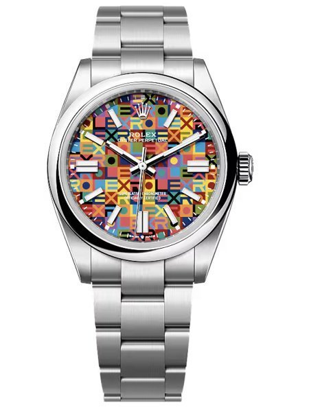 Rolex Oyster Perpetual 41mm 134300-0010 Multicoloured Jubilee motif